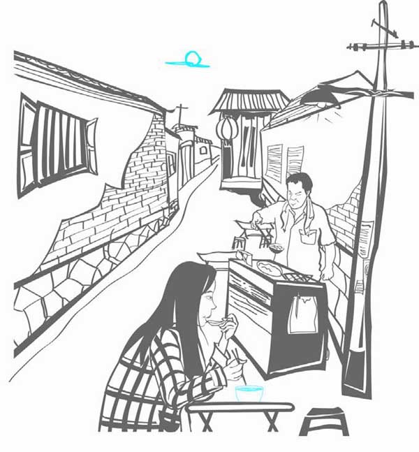 深夜小食店